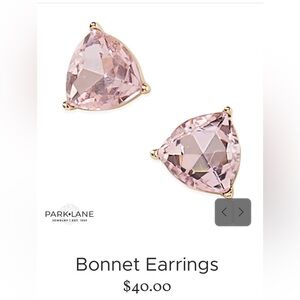 Park Lane Pink Gemstone Earrings